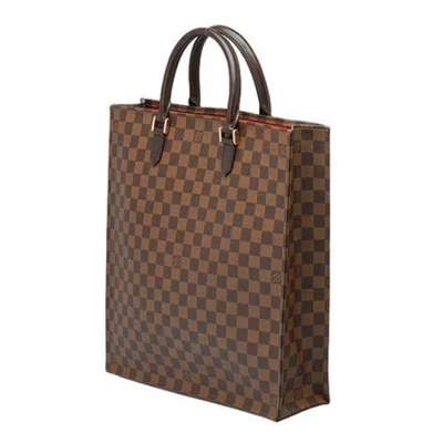 Сумка Louis Vuitton N51140 Sac Plat Tote Bag Damier Ebene Canvas "Brown" фото № 3