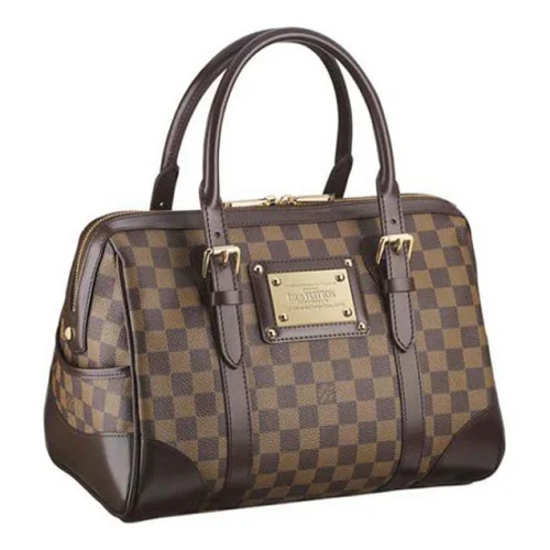 Сумка Louis Vuitton N52000 Berkeley Tote Bag Damier Ebene Canvas "Brown"