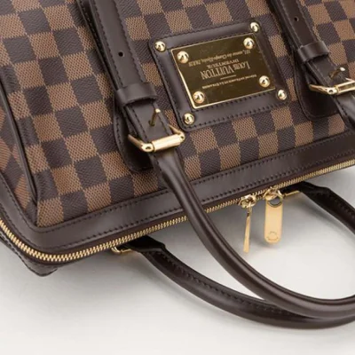 Сумка Louis Vuitton N52000 Berkeley Tote Bag Damier Ebene Canvas "Brown" фото № 5