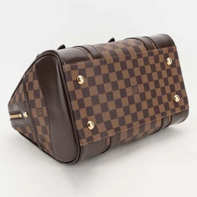 Сумка Louis Vuitton N52000 Berkeley Tote Bag Damier Ebene Canvas "Brown" фото № 6