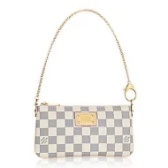 Сумка Louis Vuitton N60027 Pochette Milla MM Damier Azur Canvas "White"