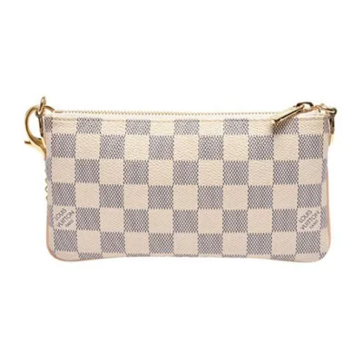 Сумка Louis Vuitton N60027 Pochette Milla MM Damier Azur Canvas "White" фото № 5