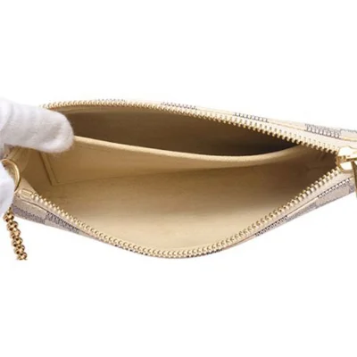 Сумка Louis Vuitton N60027 Pochette Milla MM Damier Azur Canvas "White" фото № 6