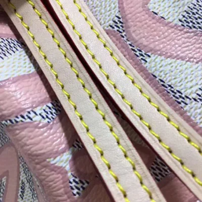 Сумка Louis Vuitton N60052 Nano Noe Shoulder Bag Damier Azur Canvas "White" фото № 8