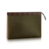 Клатч Louis Vuitton M67761 Pochette Voyage MM Epi Leather "Green"