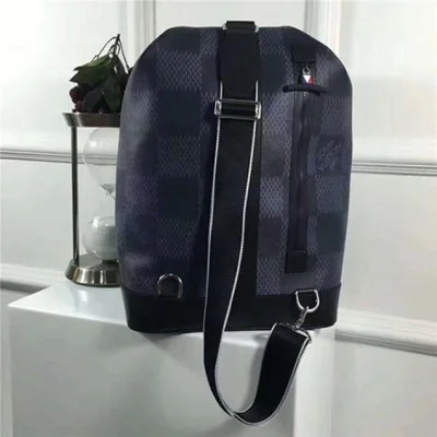 Рюкзак Louis Vuitton N44012 Sac Marin Backpack Damier Cobalt Canvas "Navy Blue" фото № 4