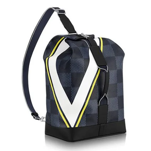 Рюкзак Louis Vuitton N44012 Sac Marin Backpack Damier Cobalt Canvas "Navy Blue"