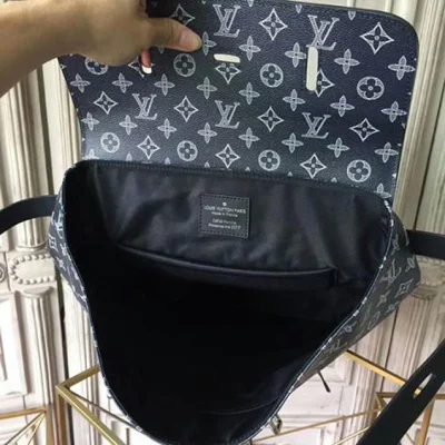 Рюкзак Louis Vuitton M54126 Steamer Backpack Monogram Savane Canvas "Navy Blue" фото № 9