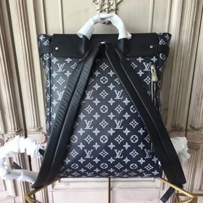 Рюкзак Louis Vuitton M54126 Steamer Backpack Monogram Savane Canvas "Navy Blue" фото № 4