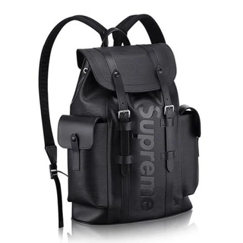 Рюкзак Louis Vuitton x Supreme Christopher Backpack PM M53413 Epi Leather "Black"