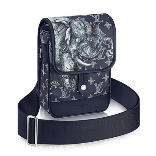 Сумка Louis Vuitton Messenger BB M54246 Monogram Savane Canvas "Navy Blue"