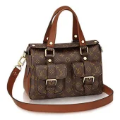 Сумка Louis Vuitton Manhattan M43481 Monogram Canvas "Brown"