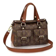 Сумка Louis Vuitton Manhattan M43481 Monogram Canvas "Brown"