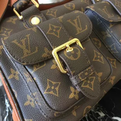 Сумка Louis Vuitton Manhattan M43481 Monogram Canvas "Brown" фото № 8