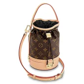 Сумка Louis Vuitton Petit Noe M43509 Monogram Canvas "Brown"