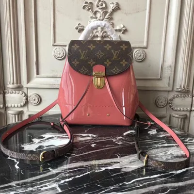 Рюкзак Louis Vuitton Hot Springs Backpack M53545 Monogram Vernis "Pink" фото № 2