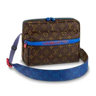 Сумка Louis Vuitton Monogram Canvas Messenger PM M43843 "Brown"