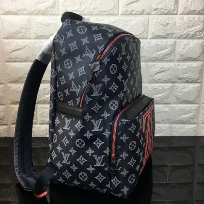 Рюкзак Louis Vuitton Monogram Eclipse Canvas Apollo Backpack M43676 "Navy Blue" фото № 3