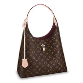 Сумка Louis Vuitton Monogram Canvas Flower Hobo M43546 "Brown"
