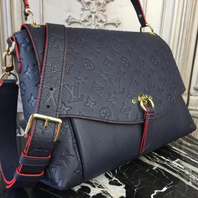 Сумка Louis Vuitton Monogram Empreinte Leather Blanche M43618 "Navy Blue" фото № 5