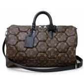 Сумка Louis Vuitton Monogram Hexagon Mcarthur Keepall Bandouliere 45 M56713 "Brown"
