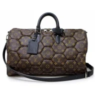 Сумка Louis Vuitton Monogram Hexagon Mcarthur Keepall Bandouliere 45 M56713 "Brown"