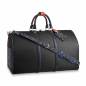Сумка Louis Vuitton Epi Patchwork Keepall Bandouliere 45 Bag M51462 2018 "Black"