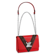 Сумка Louis Vuitton M51876 Twist MM Epi Leather "Red"