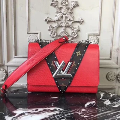 Сумка Louis Vuitton M51876 Twist MM Epi Leather "Red" фото № 2