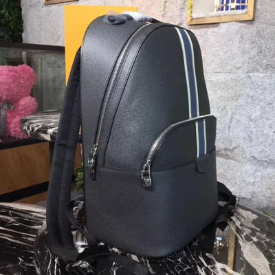 Рюкзак Louis Vuitton Anton Backpack M34405 Ardoise Taiga Leather "Navy Blue" фото № 3