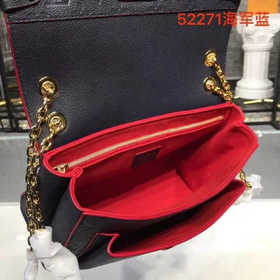 Сумка Louis Vuitton M43925 Vavin MM Monogram Empreinte Leather "Navy Blue" фото № 7