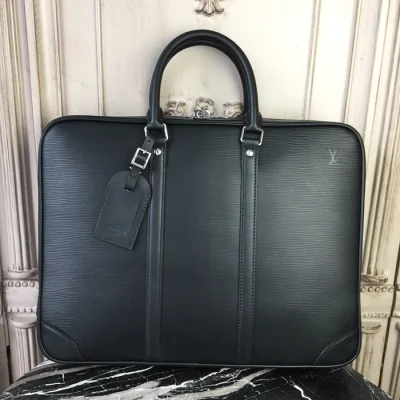 Портфель Louis Vuitton Porte-Documents Voyage M41142 Epi Leather "Black" фото № 2