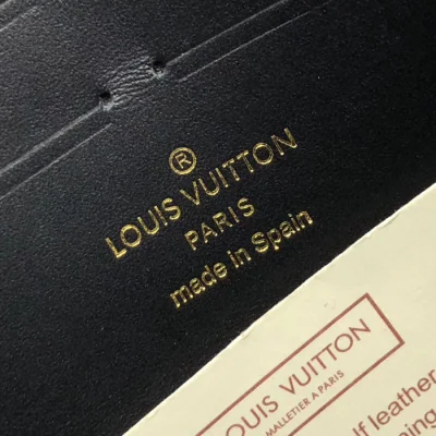 Сумка Louis Vuitton Vavin Chain Wallet N60221 Damier Ebene Canvas Black "Brown" фото № 10