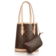 Сумка Louis Vuitton Petit Bucket M42238 Monogram Canvas "Brown"