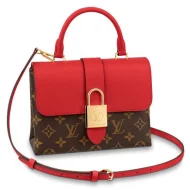 Сумка Louis Vuitton Locky BB M44322 Monogram Canvas Coquelicot Red "Brown"