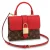 Сумка Louis Vuitton Locky BB M44322 Monogram Canvas Coquelicot Red "Brown"