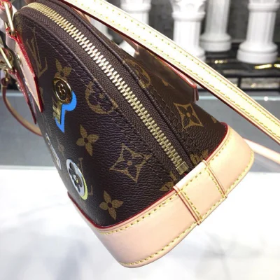 Сумка Louis Vuitton Alma BB M44368 Monogram Canvas "Brown" фото № 5