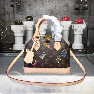 Сумка Louis Vuitton Alma BB M44368 Monogram Canvas "Brown" фото № 2