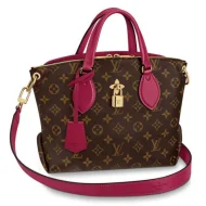 Сумка Louis Vuitton Flower Zipped Tote BB M44350 Monogram Canvas Lie De Vin Red "Brown"