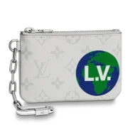 Клатч Louis Vuitton Zipped Pouch PM M67809 Monogram Canvas "White"