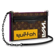 Сумка Louis Vuitton Double Flat Messenger M44641 Monogram Canvas Marron "Brown"