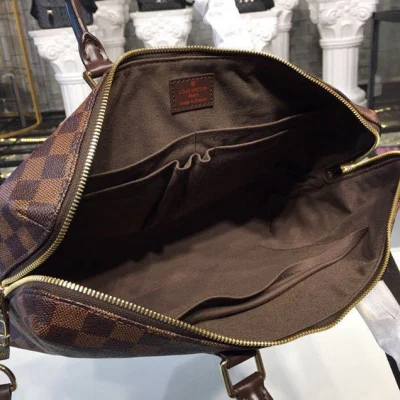 Портфель Louis Vuitton Porte-Documents Jour PM Bag 38cm Damier Ebene Canvas Fall Winter 2018 Collection N42242 "Brown" фото № 5