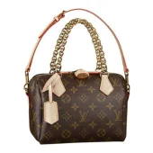 Сумка Louis Vuitton M40988 Speedy 20 Chain Tote Bag Monogram Canvas "Brown"