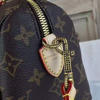 Сумка Louis Vuitton M40988 Speedy 20 Chain Tote Bag Monogram Canvas "Brown" фото № 5