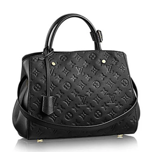 Сумка Louis Vuitton M41048 Montaigne MM Tote Bag Monogram Empreinte Leather "Black"