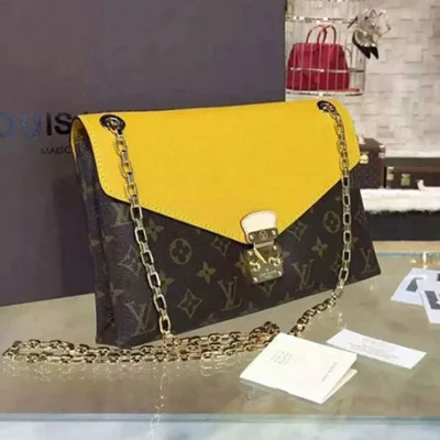 Сумка Louis Vuitton M41246 Pallas Chain Shoulder Bag Monogram Canvas "Brown" фото № 3