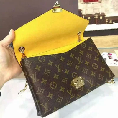 Сумка Louis Vuitton M41246 Pallas Chain Shoulder Bag Monogram Canvas "Brown" фото № 8