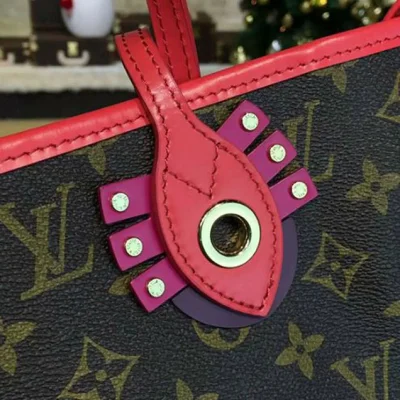 Сумка Louis Vuitton M41663 Neverfull MM Totem Shoulder Bag Monogram Canvas "Brown" фото № 7