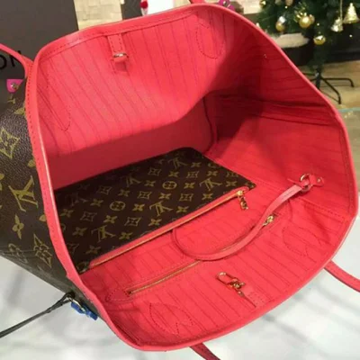 Сумка Louis Vuitton M41663 Neverfull MM Totem Shoulder Bag Monogram Canvas "Brown" фото № 9