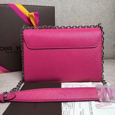 Сумка Louis Vuitton M41869 Twist MM Shoulder Bag Epi Leather "Pink" фото № 4